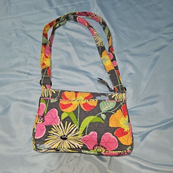 Vera Bradley Jazzy Blooms Crossbody Purse - Picture 2 of 10